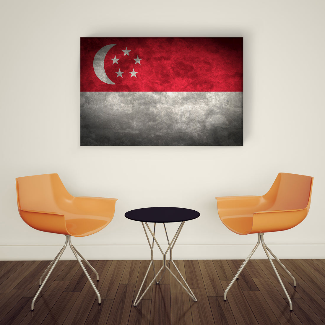 Singapore's Radiant Lion City Flag