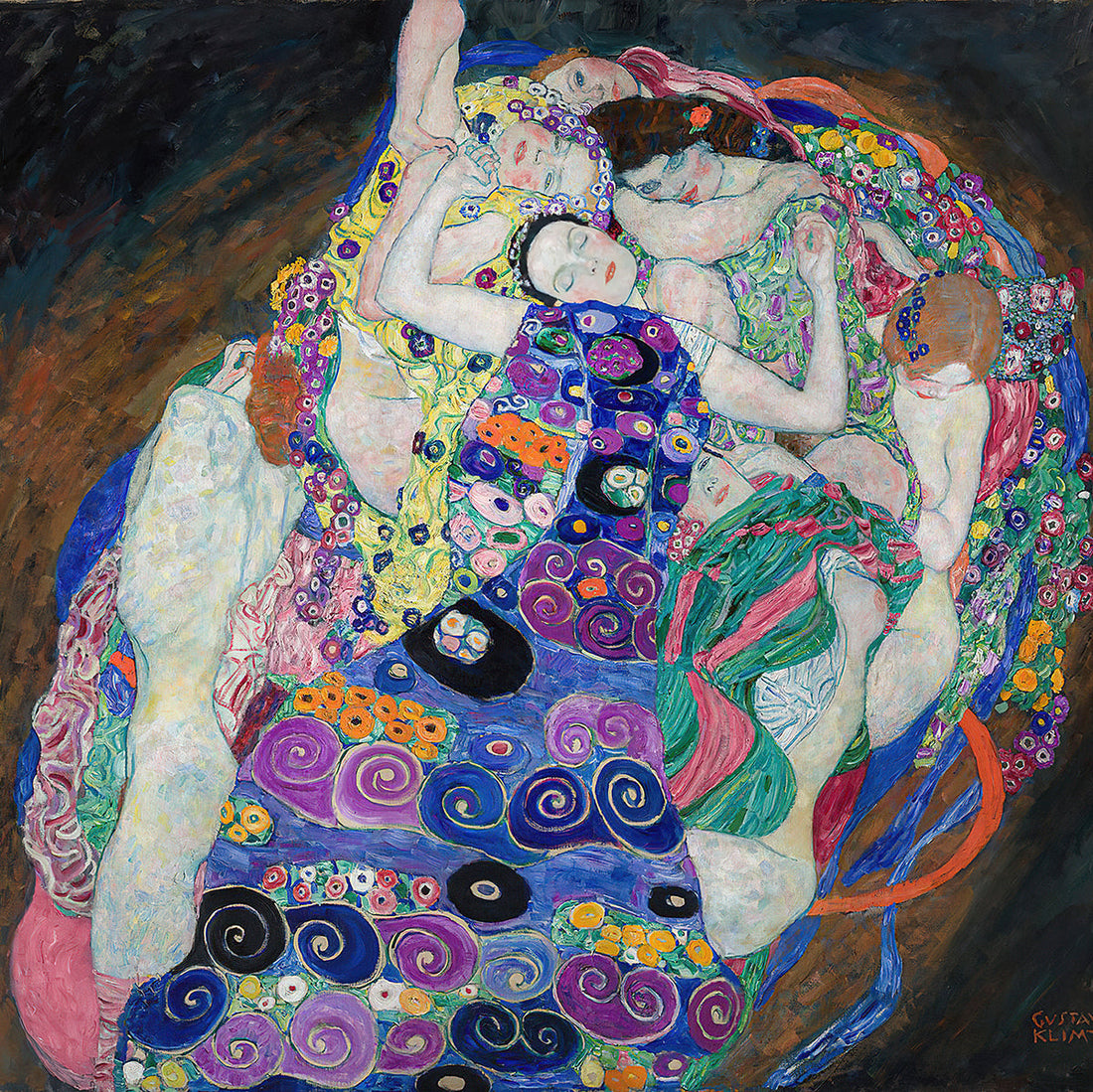 The Maiden (1888) by Gustav Klimt