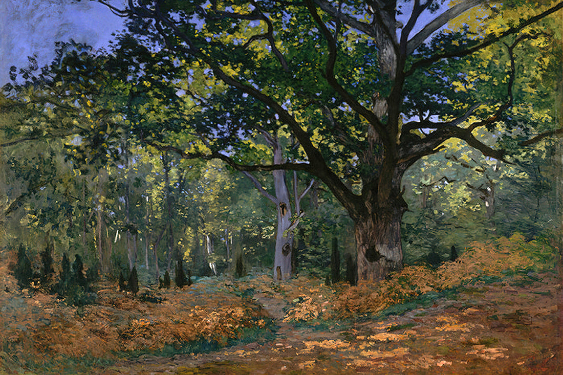 The Bodmer Oak, Fontainebleau (1865) by Jean-Baptiste-Camille Corot