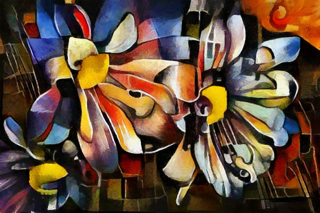 Modern Cubist Bouquet