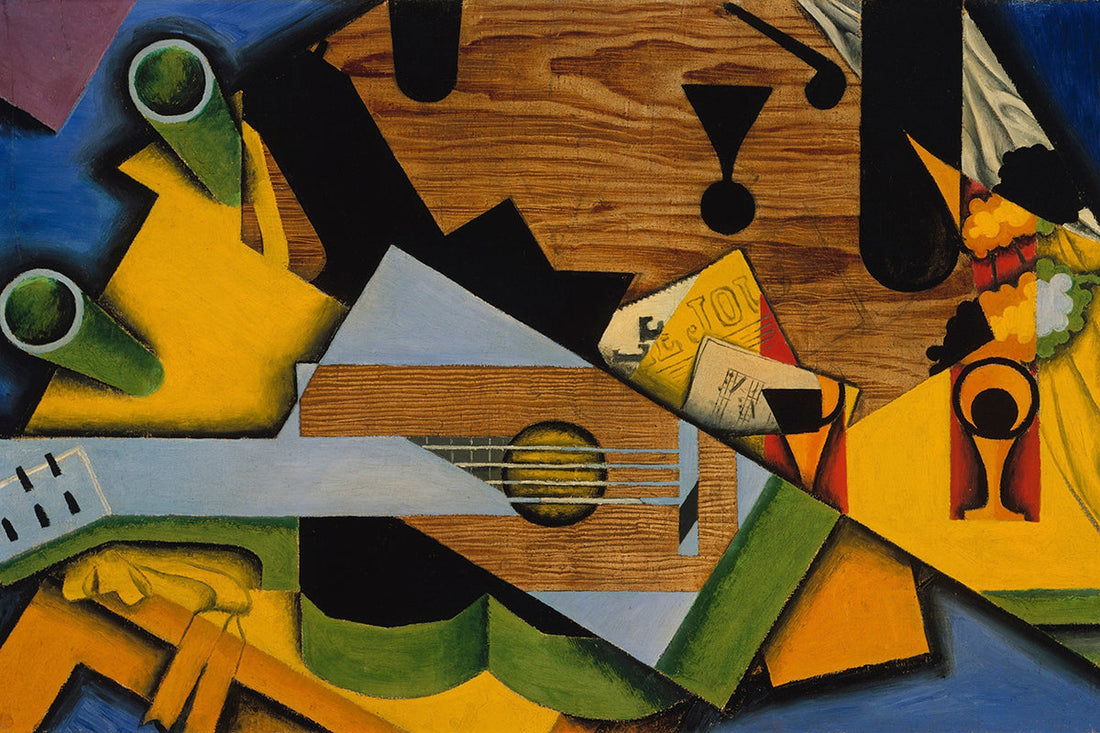 Harmony of Objects: Still Life with a Guitar